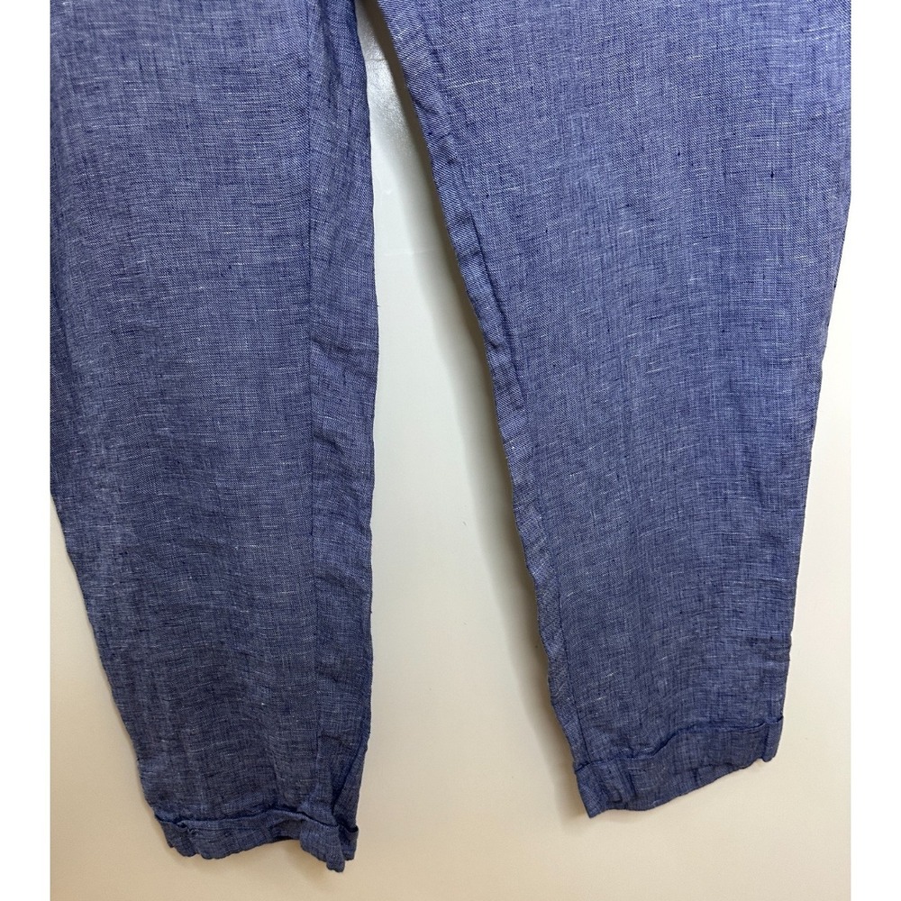 Murano Baird McNutt 100% Linen Alex Fit Flat Front Pants Mens 48" x 32" Cuffed - Picture 5 of 12